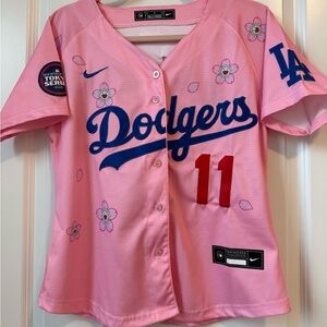 Roki Sasaki Los Angeles Dodgers ladies Pink Sakura Jersey - #11